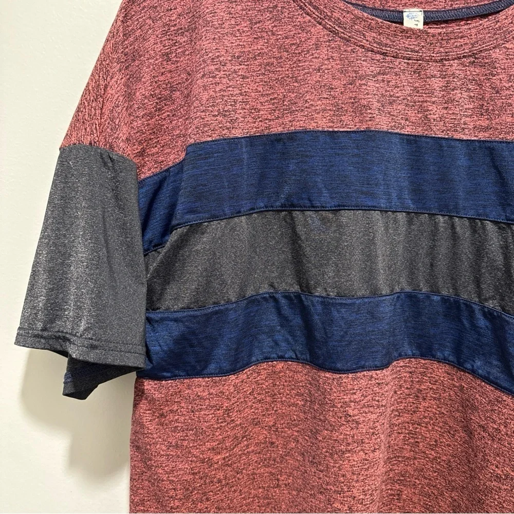 Free People Movement Womens XS Boxy Tee Oversized Top Striped Shirt - Picture 3 of 5
